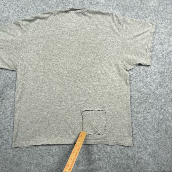 Vintage Nike T Shirt Mens Large Gray Boxy Crew Neck Short Sleeve T‎ Made In USA - Picture 9 of 9